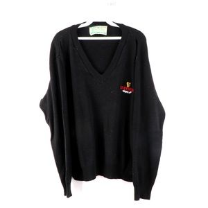 Vintage 90s Guinness Beer Stitched Sweater Black